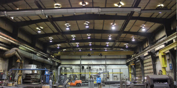 Inside the 12,000 square foot metal fabricating shop belonging to Millwood Metalworks in Freeport, MN